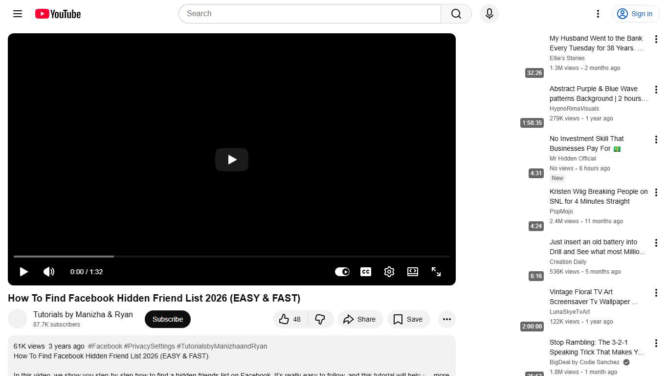 How To Find Facebook Hidden Friend List 2026 (EASY & FAST) - YouTube